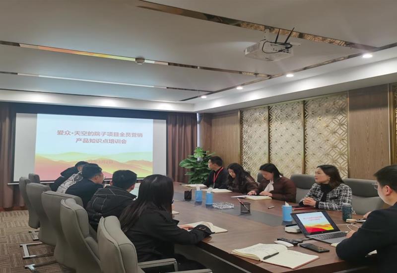 超凡国际房产发展超凡国际·天空的院子项目全员营销产品知识点培训会 (2)_800-550